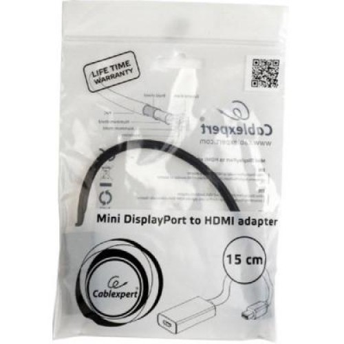 Переходник Mini DisplayPort to HDMI Cablexpert (A-mDPM-HDMIF-02)