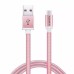 Дата кабель USB 2.0 AM to Micro 5P 1.0m Rose Golden ADATA (AMUCAL-100CMK-CRG)