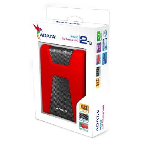 Внешний жесткий диск 2.5" 2TB ADATA (AHD650-2TU31-CRD) Внешний жесткий диск 2.5" 2TB ADATA (AHD650-2TU31-CRD)