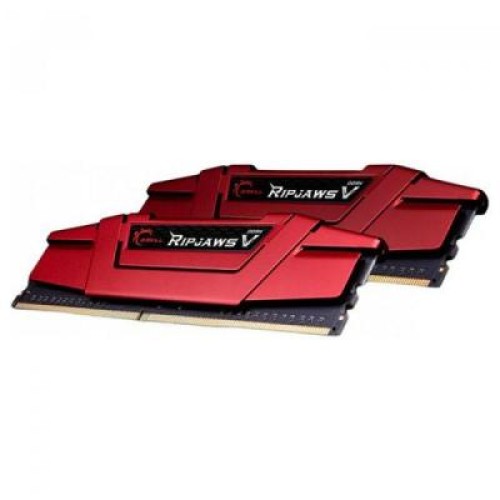 Модуль памяти для компьютера DDR4 8GB (2x4GB) 2400 MHz RIPJAWS V RED G.Skill (F4-2400C17D-8GVR)