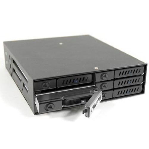 Бэкплейн Chieftec 1x5.25"/6x2.5" Hot-Swap Metal (CMR-625)
