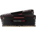 Модуль памяти для компьютера DDR4 16GB (2x8GB) 3000 MHz Vengeance LED Red Corsair (CMU16GX4M2C3000C15R)