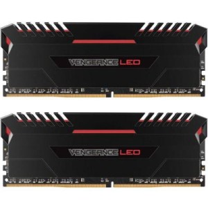 Модуль памяти для компьютера DDR4 16GB (2x8GB) 3000 MHz Vengeance LED Red Corsair (CMU16GX4M2C3000C15R)