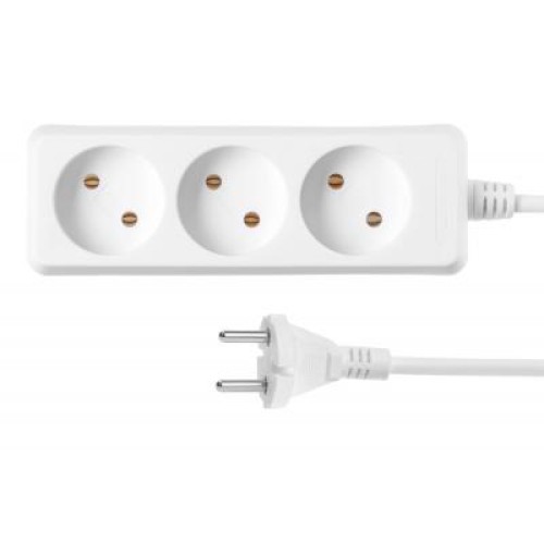 Сетевой удлинитель 2E 3 розетки, 3м (2E-U03M3)