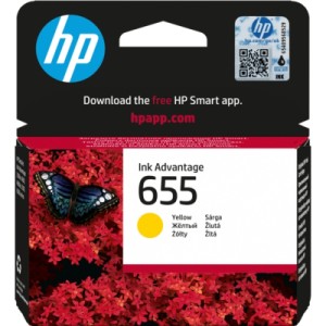 Картридж HP DJ No.655 Yellow DJ4615/4625/3525 (CZ112AE)