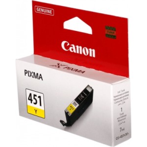 Картридж Canon CLI-451 Yellow PIXMA MG5440/ MG6340 (6526B001)