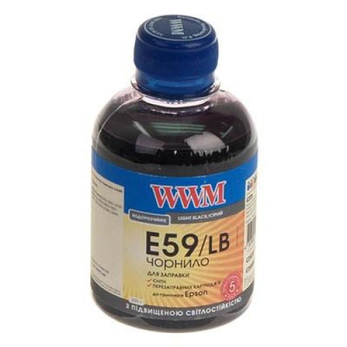 Чернила WWM EPSON StPro 7890/9890 200г Light Black (E59/LB)