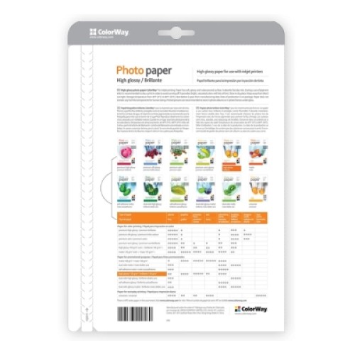 Фотобумага ColorWay A4 230г Glossy 20ст (PG230020A4)