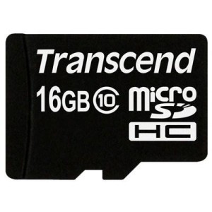 Карта пам'яті Transcend 16Gb microSDHC class 10 (TS16GUSDC10)