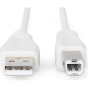 Кабель для принтера USB 2.0 AM/BM 1.8m Digitus (AK-300102-018-E)