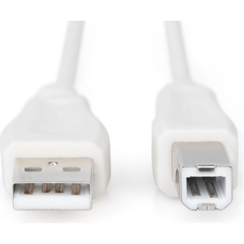 Кабель для принтера USB 2.0 AM/BM 1.8m Digitus (AK-300102-018-E)