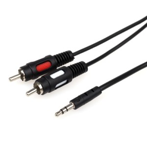 Кабель мультимедийный Jack 3.5mm M/2RCA M 5.0m Atcom (10709)