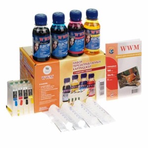 Комплект перезаправних картриджів WWM Epson XP103/203/303 (RC.T17U)