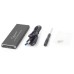 Карман внешний Gembird M.2 (NGFF), USB3.0, черный (EE2280-U3C-01)
