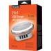 Зарядное устройство ColorWay 4*USB 4.4А + LED лампа 310 Lm (CW-CHL44A)