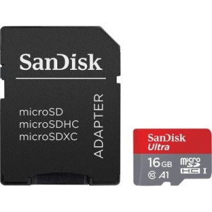 Карта пам'яті SanDisk 16GB microSDHC class 10 UHS-I A1 Ultra (SDSQUAR-016G-GN6IA)