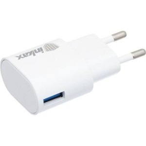 Зарядное устройство Inkax CD-08 + iPhone4 cable 1USB 1A White (F_72199)