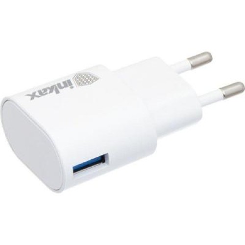 Зарядное устройство Inkax CD-08 + iPhone4 cable 1USB 1A White (F_72199)