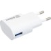 Зарядное устройство Inkax CD-08 + Type-C cable 1USB 1A White (F_62259)
