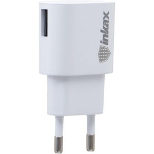 Зарядное устройство Inkax CD-08 + Type-C cable 1USB 1A White (F_62259)