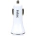 Зарядное устройство Inkax CD-12 Car charger + Type-C cable 2USB 2.1A White (F_72207)