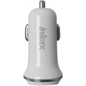 Зарядное устройство Inkax CD-13 Car charger + Type-C cable 2USB 1A White (F_72208)