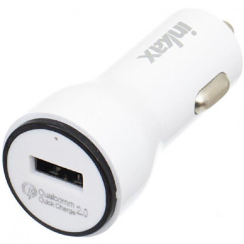 Зарядное устройство Inkax CD-22 Car charger + Type-C cable 1USB 2.1A White (F_72210)