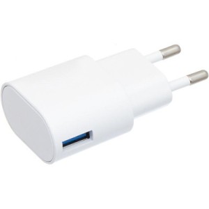 Зарядное устройство Inkax CD-24 Travel charger + Type-C cable 1USB 2.1A White (F_72204)