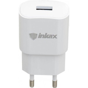 Зарядное устройство Inkax CD-27 Travel charger + Type-C cable 1USB 2.1A White (F_72214)