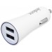 Зарядное устройство Inkax CD-29 Car charger + Micro cable 2USB 2.4A White (F_72211)