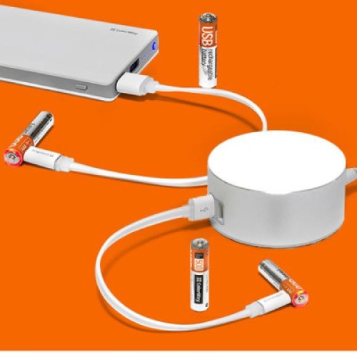 Аккумулятор ColorWay AAA USB-micro 400 mAh * 2 (CW-UBAAA-01)