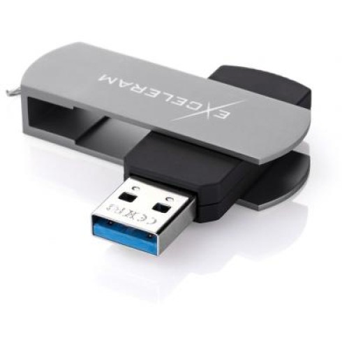 USB флеш накопитель eXceleram 128GB P2 Series Gray/Black USB 3.1 Gen 1 (EXP2U3GB128)
