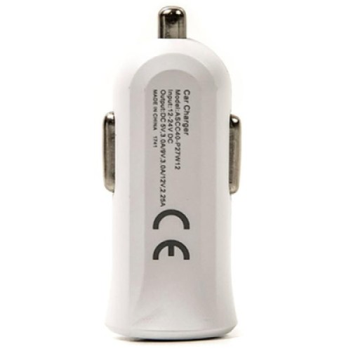 Зарядное устройство PowerPlant 1*Type-C, 12~24V DC, 5V 3A / 9V 3A / 12V 2.25A (SC230068)