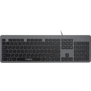 Клавиатура Vinga KB735 black-grey