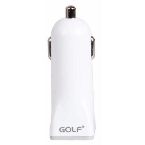 Зарядное устройство Golf GF-C1 Car charger + Micro cable 1USB 1A White (F_45771)