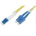 Оптический патчкорд Digitus LC/UPC-SC/UPC,9/125,OS2,duplex,1m (DK-2932-01)