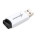 USB флеш накопитель eXceleram 64GB H2 Series White/Black USB 2.0 (EXU2H2W64)