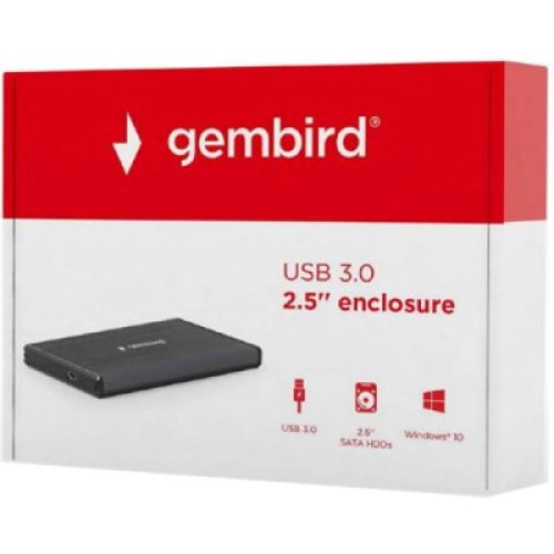 Карман внешний Gembird 2.5" USB3.0 black (EE2-U3S-3)