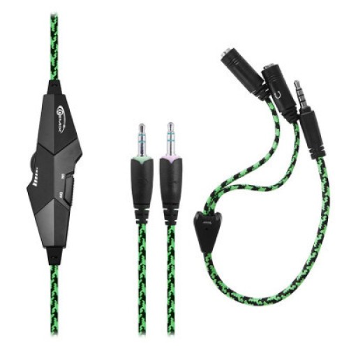 Наушники Gemix X-350 black-green