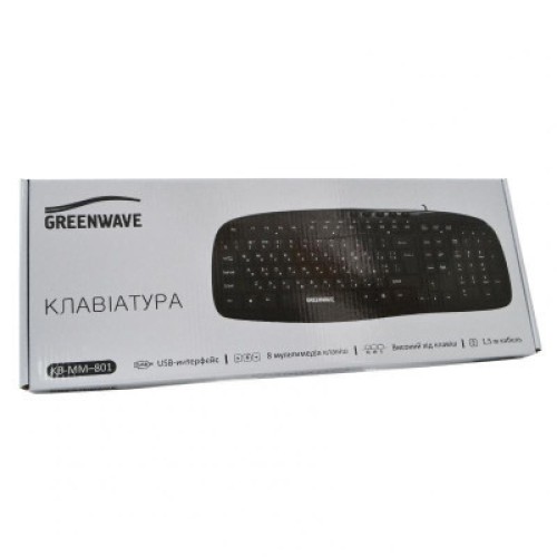 Клавиатура Greenwave KB-MM-801 black (R0015248)