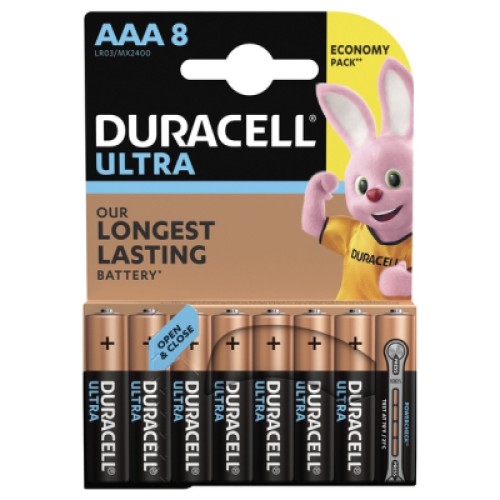 Батарейка Duracell Ultra AAA LR03 * 8 (5005821) Батарейка Duracell Ultra AAA LR03 * 8 (5005821)