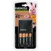 Зарядное устройство для аккумуляторов Duracell CEF27 + 2 rechar AA1300mAh + 2 rechar AAA750mAh (5001374)