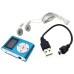 MP3 плеер Toto With display&Earphone Mp3 Blue (TPS-02-Blue)