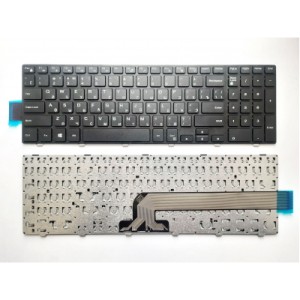 Клавіатура ноутбука Dell Inspiron 15-3000/15-5000 Series черная с черной рамкой UA (A43874)
