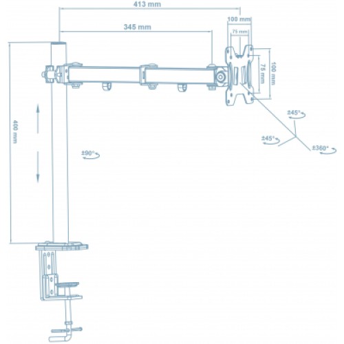 Кронштейн Walfix DM-300B