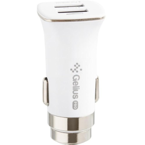 Зарядное устройство Gelius Pro Apollo GP-CC01 2USB 3.1A + Cable MicroUSB White (71434)
