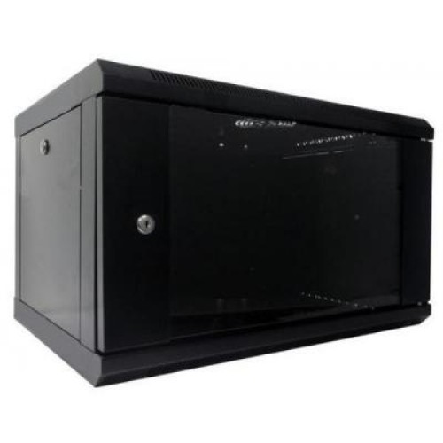 Шкаф настенный Hypernet 6U 19" 600x600 (WMNC66-6U-FLAT-BLACK)