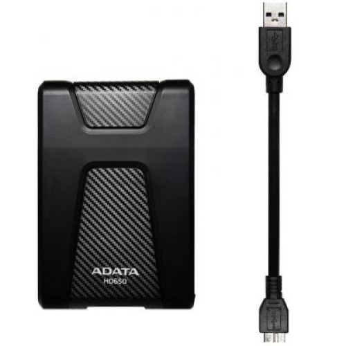 Внешний жесткий диск 2.5" 1TB ADATA (AHD650-1TU31-CBK)