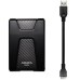 Внешний жесткий диск 2.5" 1TB ADATA (AHD650-1TU31-CBK)