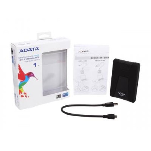 Внешний жесткий диск 2.5" 1TB ADATA (AHD650-1TU31-CBK)